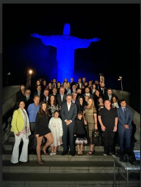 CRCRJ ilumina Cristo Redentor para incentivar a destinação do IRPF para instituições sociais
