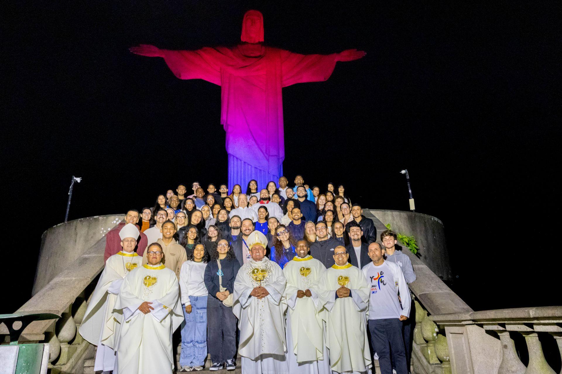 Santuário Cristo Redentor celebra 1 ano para a Jornada Mundial da Juventude Seul 2027