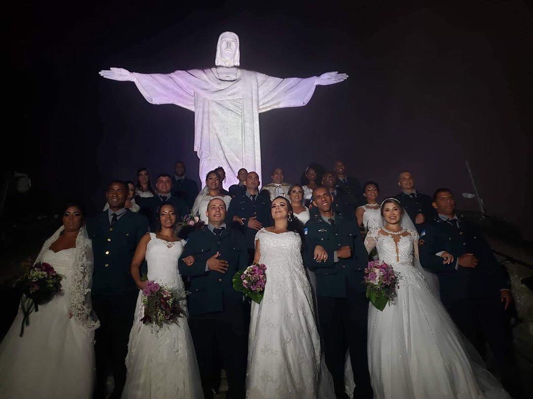 Santuário Cristo Redentor realiza casamento comunitário em parceria com o Batalhão de Polícia de Choque do Rio de Janeiro
