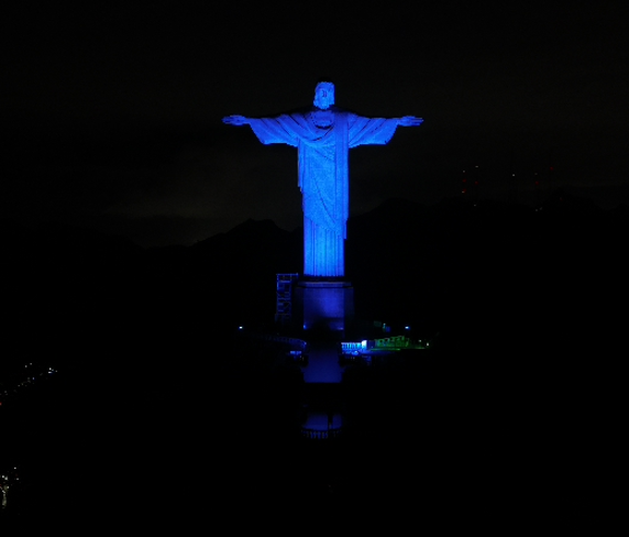 cristo azul